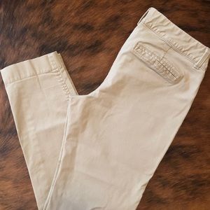 Old Navy khaki pixie pant